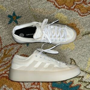 ADIDAS ZNSORED Triple Crystal White / Cloud White HP5988 Skate Sneakers Size 7.5